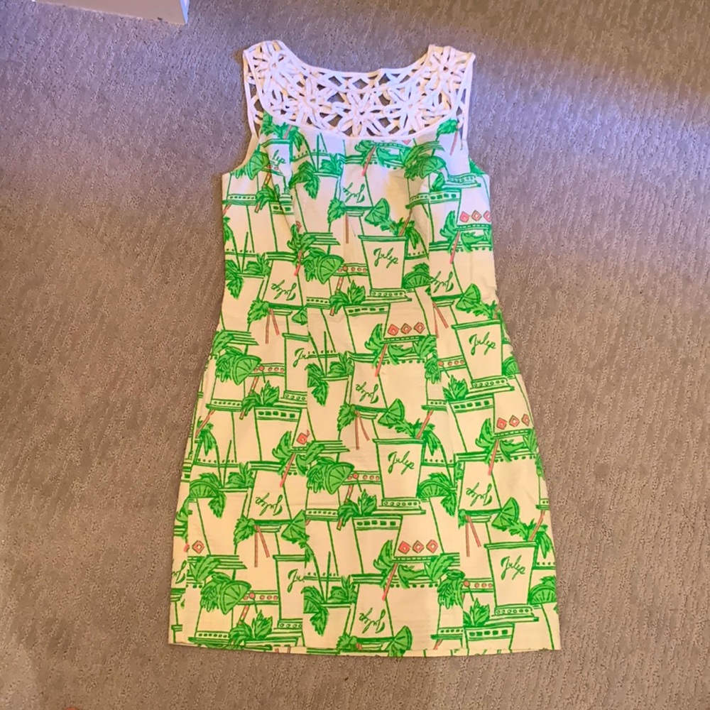 Lilly Pulitzer Mint Julep Lacina Dress Size 4 Derby Dress!